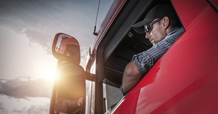 Truck Drivers Face Risk of Skin Damage From Years of Sun Exposure