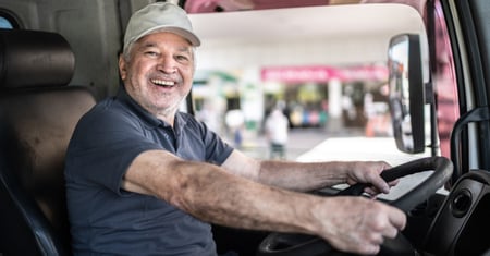 older male truck driver