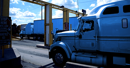 truck at toll